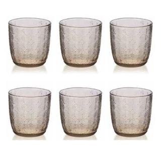 SIXTIES SET 6 BICCHIERi GRIGIO TORTORA 0,31 L
