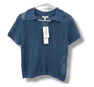 Calvin Klein Open Knit Polo